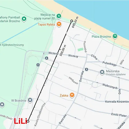 Lili - Mieszkanie 800m Od Plazy Brzezno - Azw